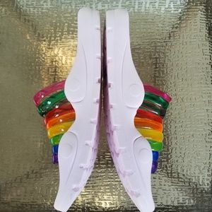 Liliana Shoes - NEW Liliana Jelly Rainbow Slide Liliana Shoes - NEW Liliana Jelly Rainbow Slide